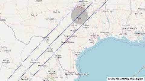 Path of Totality of the Solar Eclipse on April 8, 2024