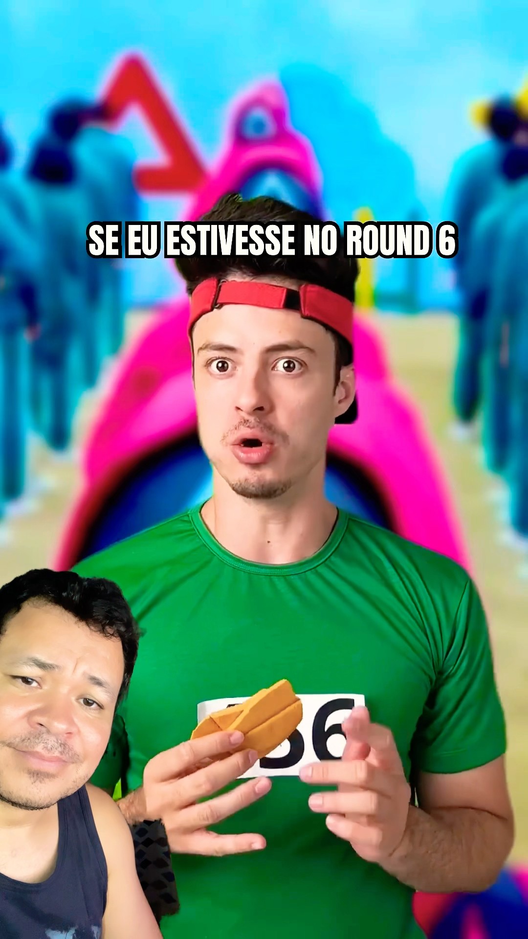 QUANDO VOCÊ NÃO PODE VER COMIDA! #mayumigames #squidgame #round6 #enaldinho