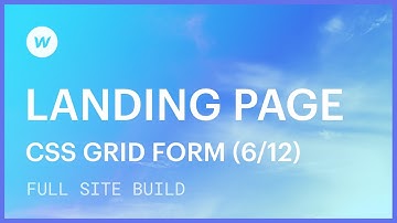Landing page tutorial — Grid-based form (Part 6 of 12)