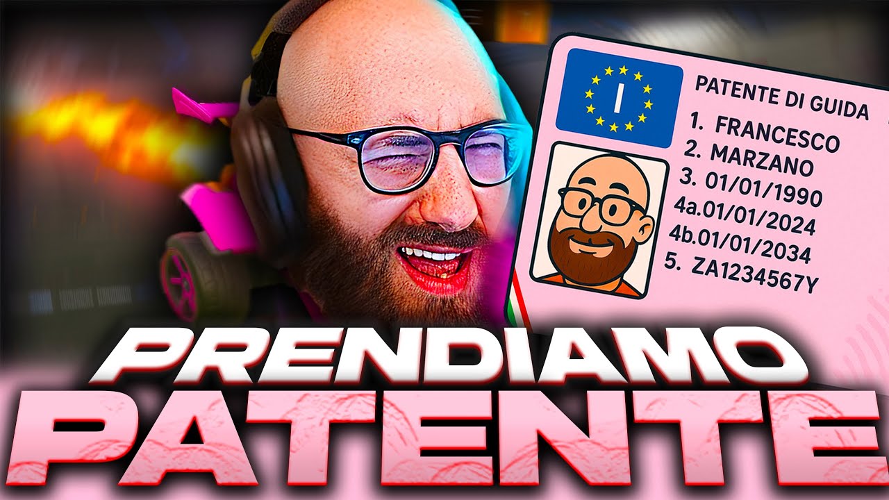 Marza Rocket League: A LEZIONE DI PATENTE🪪🚗