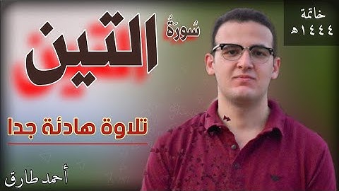 سورة التين بصوت هادئ | القارئ أحمد طارق | Surat At Tin