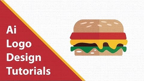 Logo Design Tutorial : How to create Flat Design in Adobe illustrator CC ( Burger illustration )