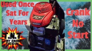 Blackmax Pressure washer repair Honda GCV engine