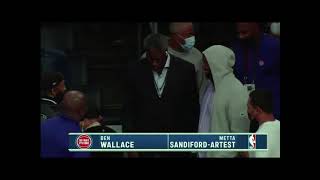 Ben Wallace, Metta Sandiford-Artest Reunite 17 Years After Malice At The Palace