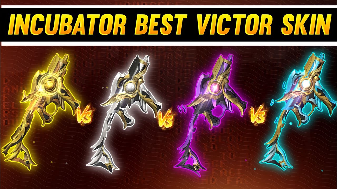 INCUBATOR BEST SKIN | NEW INCUBATOR FREE FIRE | VICTOR BEST INCUBATOR SKIN | COBBLE VICTOR GAMEPLAY