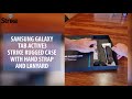 Box Opening of Samsung Tab Active3 Heavy Duty Case with Hand Strap and Lanyard from Strike