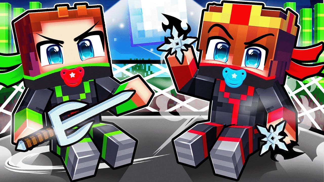 Wir sind in Minecraft zu BABY NINJAS geworden!