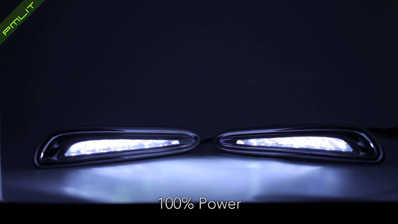 PMLIT Mazda 3 SMD LED 24W DRL Bumper Grille Fog Daytime Running Light
