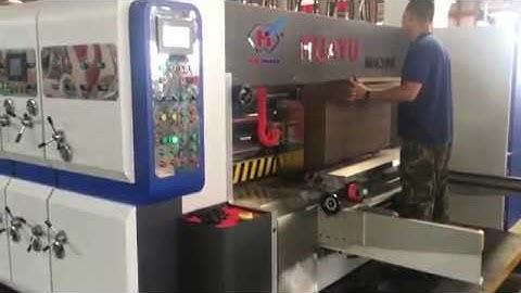 HS-C series flexo folder gluer with auto bundle( case maker)