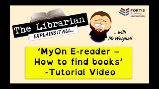 MyON Video 2 - How to Find a Book