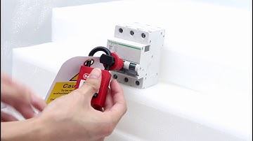 Circuit breaker Lockout  POS from Lockey #Loto #lockouttagout #Padlock #CricuitBreakerLockout
