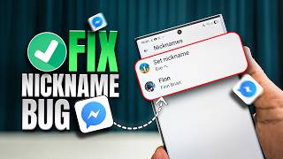 كيفية إصلاح مشكلة اسم المستخدم في تطبيق ماسنجر على نظام أندرويد screenshot 1