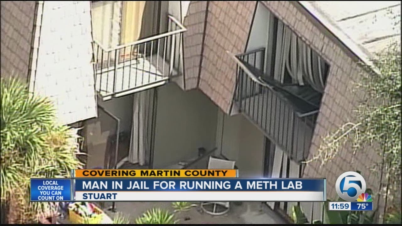 Stuart man arrested after meth explosion - YouTube