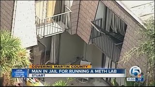 Stuart man arrested after meth explosion