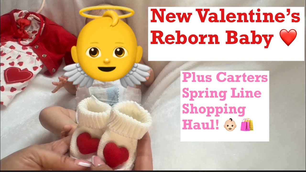 Unboxing New Born Reborn baby👼for Valentine’s ❤️! Plus New Line Carter’s Haul 🛍️! Gracie Mae