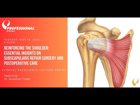 Reinforcing the Shoulder: Essential Insights on Subscapularis Repair Surgery and Postoperative Care