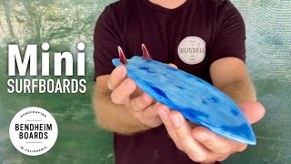 Making Mini Surfboards - Practice Shaping and Glassing