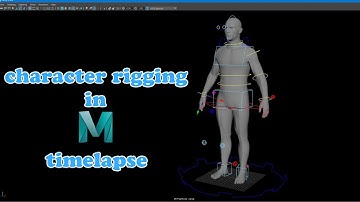 Character Rigging In MAYA (Time-Lapse)