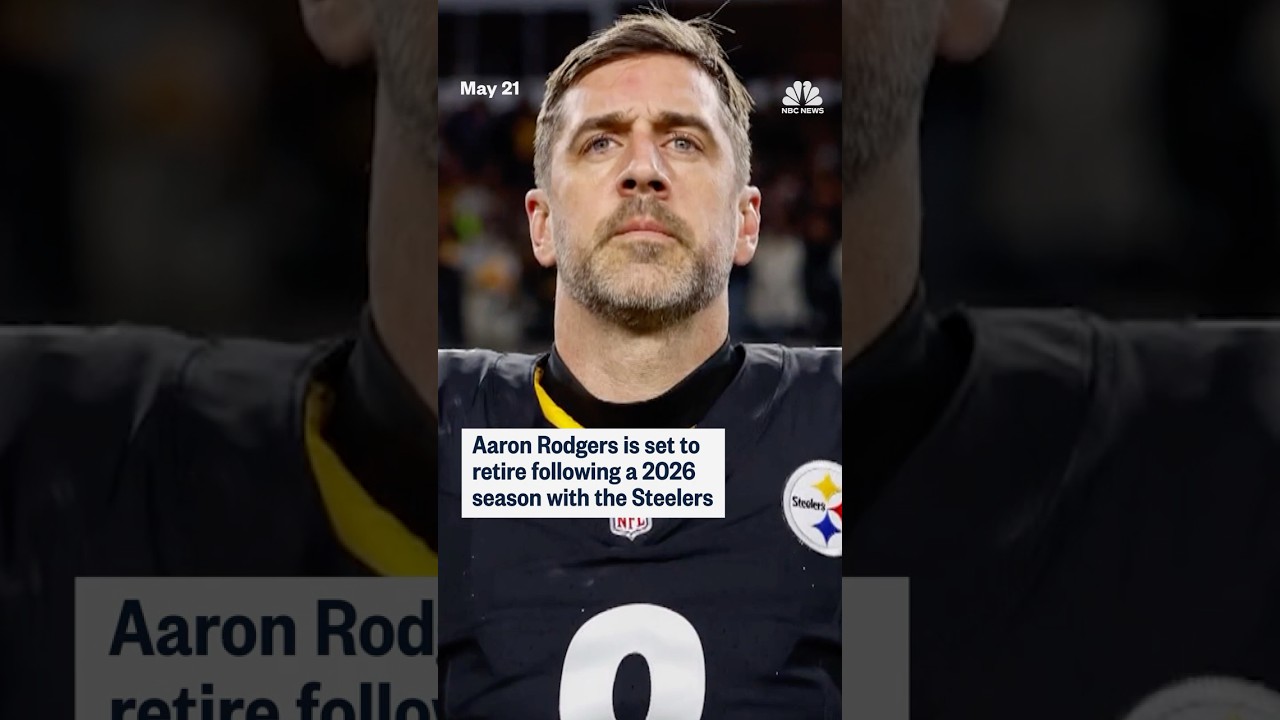 Aaron Rodgers is set to retire following a 2026 season with the Steelers