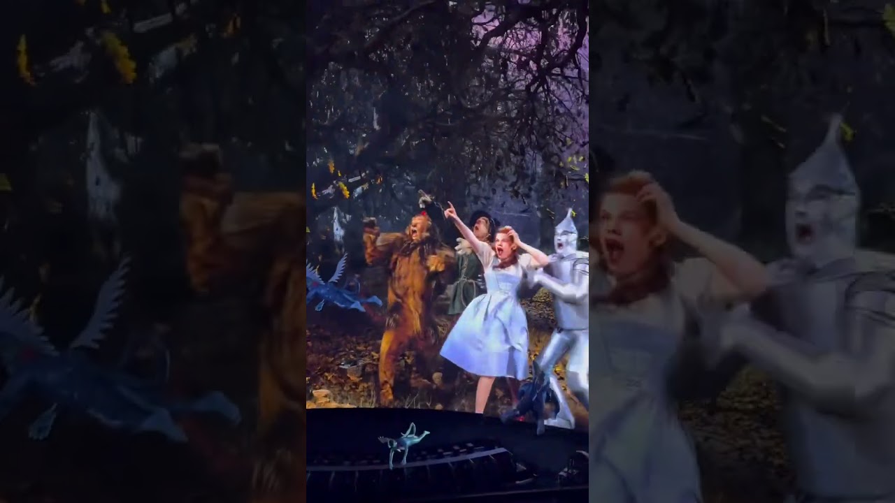 Real flying monkeys at The Wizard of Oz at Sphere Las Vegas 