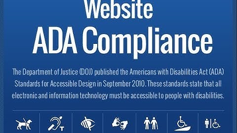 Website ADA Compliance