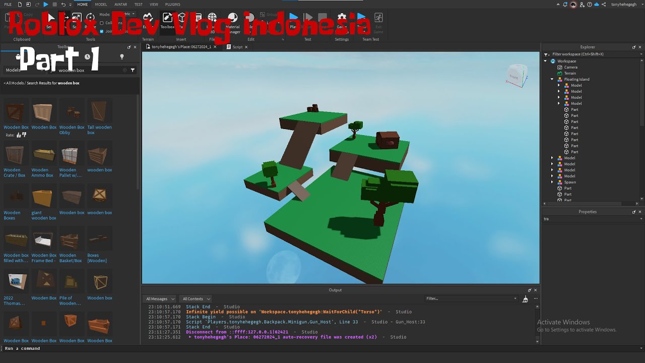Roblox Studio Dev Vlog #3 - YouTube