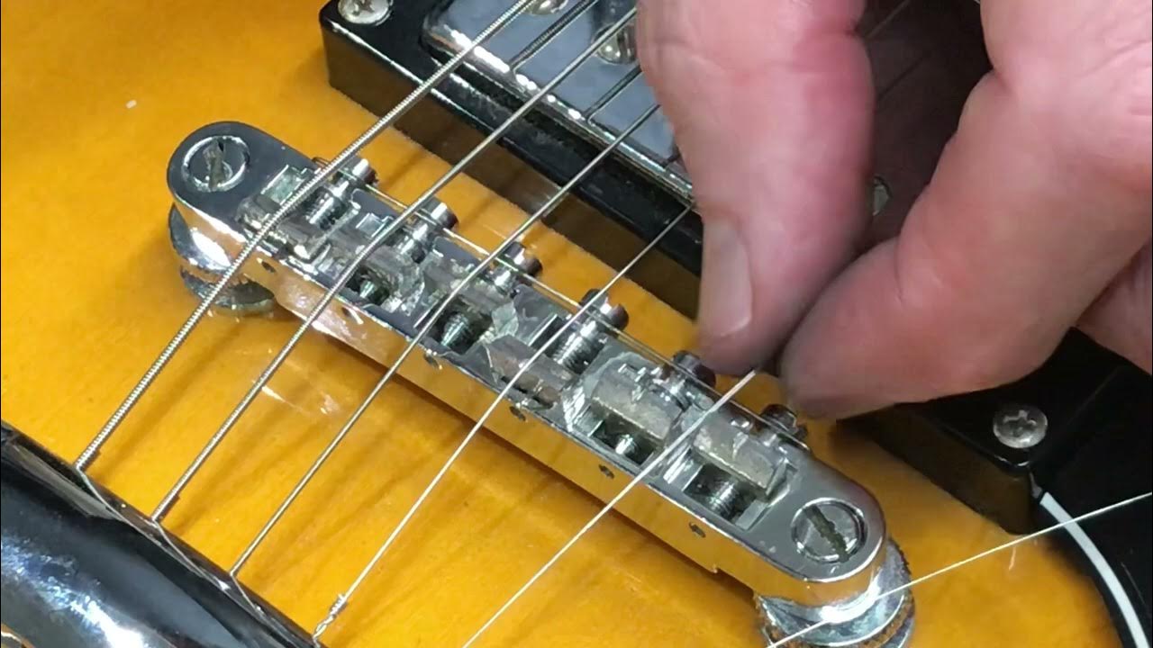 How to STOP SNAPPING STRINGS on your Guitar Bridge Tune O Matic