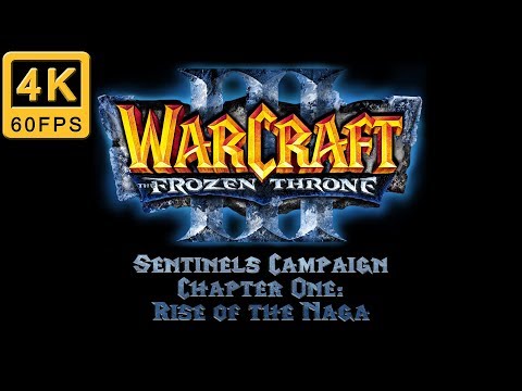 Warcraft 3 The Frozen Throne Walkthrough | Hard | Sentinels Campaign | Chapter 1: Rise of the Naga