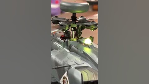 Sights & Sounds of an RC Apache Helicopter
