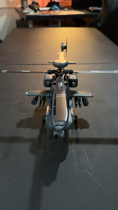 Sights & Sounds of an RC Apache Helicopter