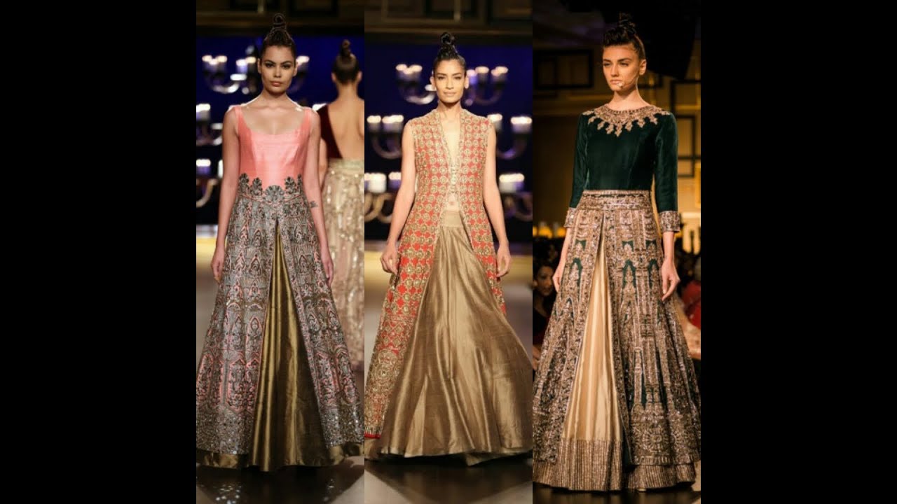 party wear gown design by manish malhotra