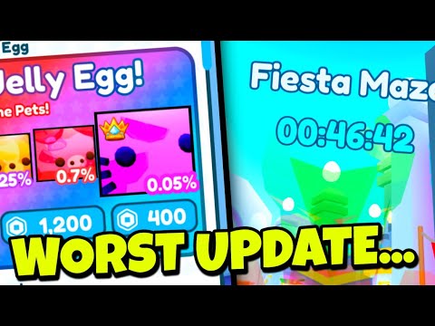 BIG Games on X: 🍓 Squishy JELLY pets in #PetSimulatorX! 🎉 Cinco de Mayo  fiesta continues! New maze event, pets, huge, and eggs! 🎮 Play:   ✨ Changes:    / X