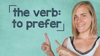 German Lesson (89) -  The Verb 'to prefer' - lieber ∙ am liebsten ∙ bevorzugen ∙ vorziehen - A2 screenshot 3