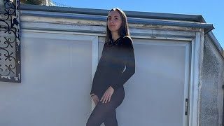 Try On Fashion Glamour Editorialhose, Stockings, Tights, High Heels, Leotard, Collant Bodysuit