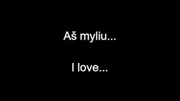 Lesson Seven: expressing likes and dislikes in Lithuanian