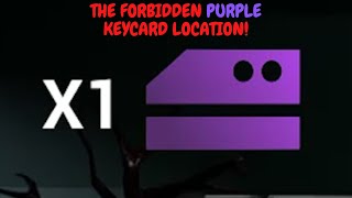 THE SECRET PURPLE KEYCARD LOCATION IN GARTEN OF BANBAN! #gaming #gameplay #gartenofbanban