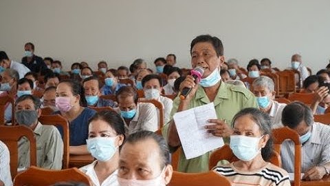 Ứng cử viên đại biểu Quốc hội tiếp xúc cử tri huyện Long Hồ