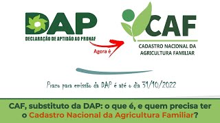 CAF, substituto da DAP: o que é, e quem precisa ter o Cadastro Nacional da Agricultura Familiar?