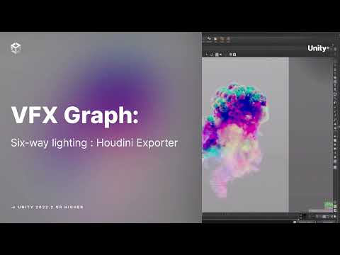 How to generate 6-way lightmaps for Unity VFX Graph in Houdini | Unity