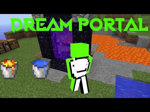 How to build nether portal like Dream | MCPE