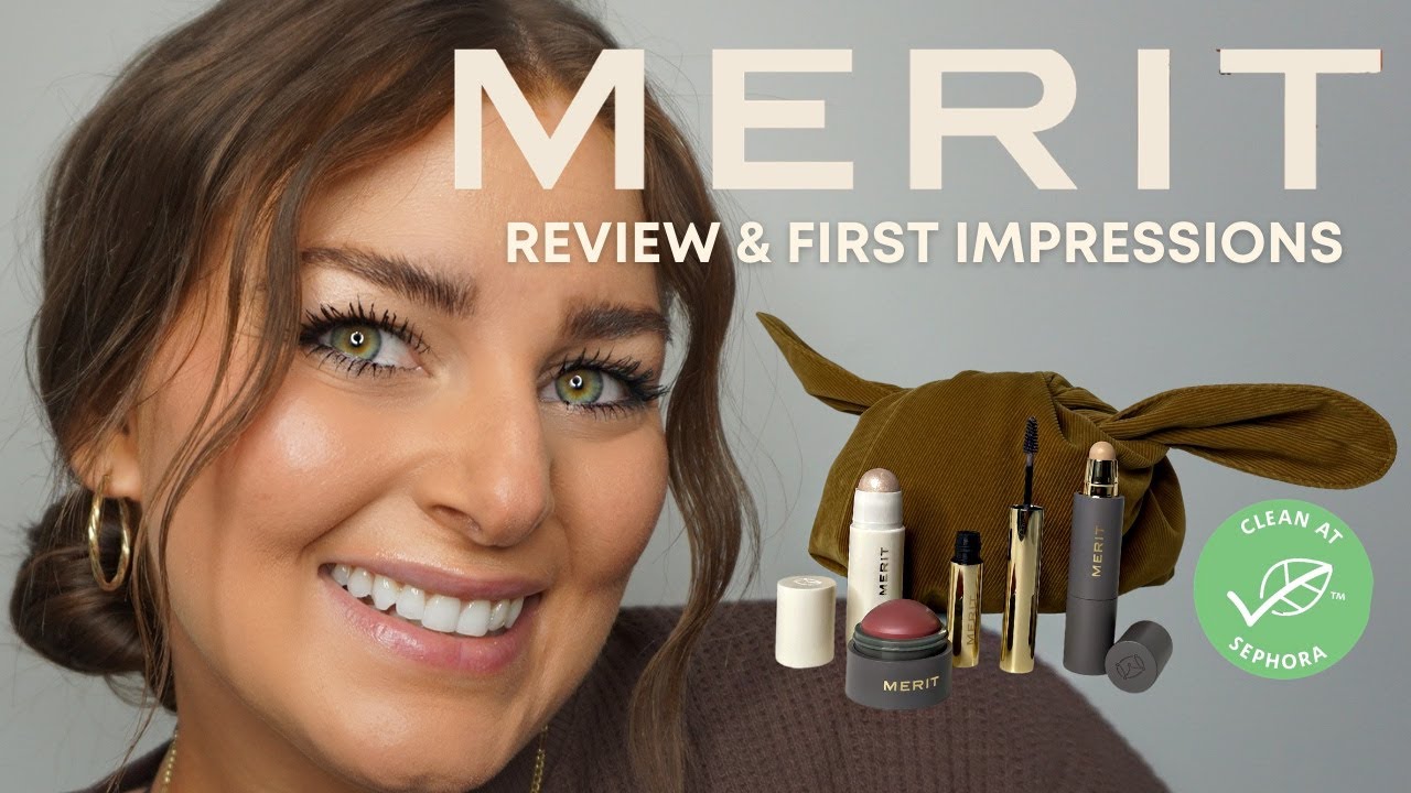 MERIT BEAUTY FIRST IMPRESSIONS & REVIEW CLEAN MINIMALIST MAKEUP