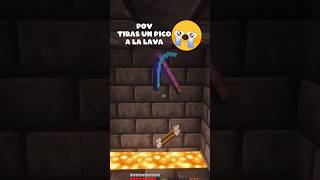 El dolor más grande de los jugadores de Minecraft 😭😂 #minecraft #shorts