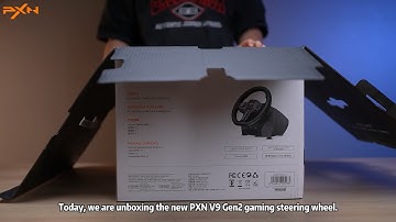 PXN V9 GEN2 Racing Steering Wheel & Unboxing Setup Tutorial. #pxn #unboxing #steeringwheel