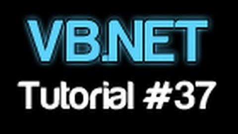 VB.NET Tutorial 37 - Computer Information (Visual Basic 2008/2010)