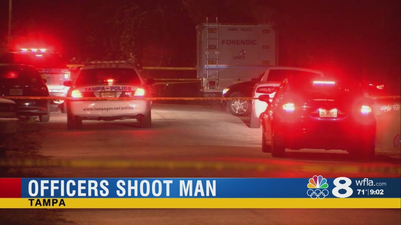 Man hospitalized after officer-involved shooting in Tampa - YouTube