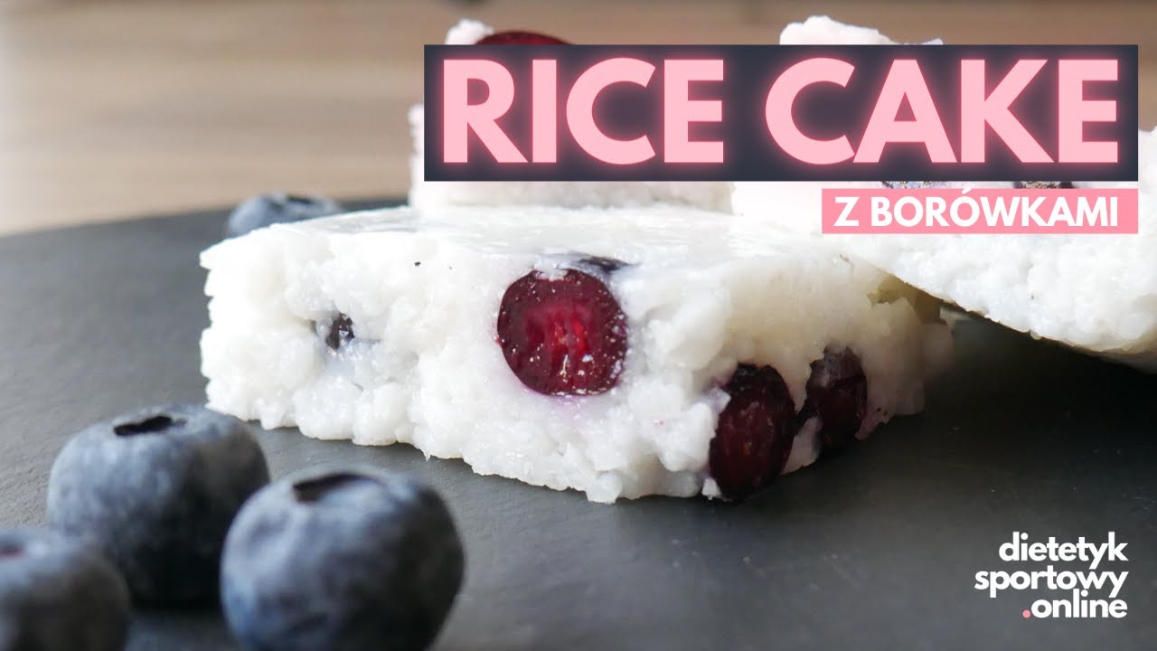 Rice cake z borówkami