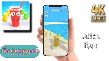 Juice Run - All Levels Gameplay iOS and Android (Levels 20-21) Ultra HD 4K