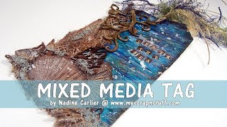 Mixed Media Sea Tag