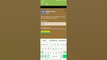 Riddle Of The Day Zoo 23 December| Zoo Rebus Of The Day | Rebus Of The Day X Empire