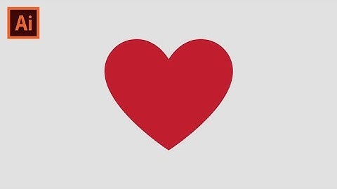 Learn how to create a Facebook heart emoji in Adobe Illustrator